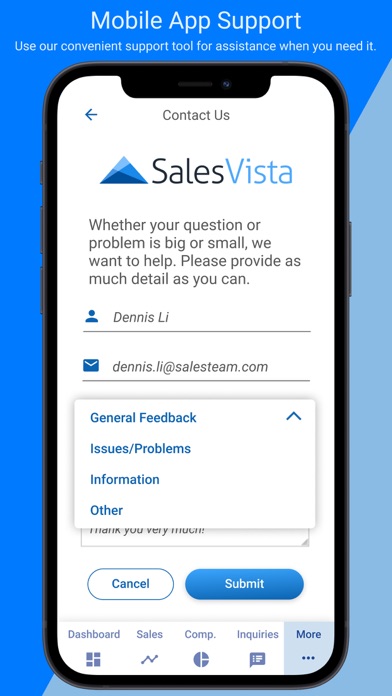 SalesVista Screenshot