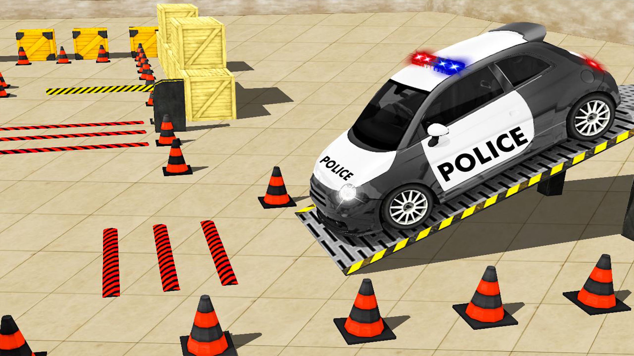 touch开发商一周报告police car simulator parking(已下架)