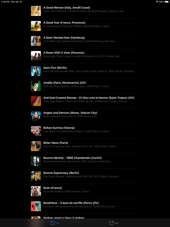 Screenshot #6 pour Wanderlust Movies EU