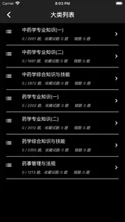 执业药师资格题集 iphone screenshot 2