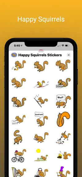 Game screenshot Happy Squirrels Stickers hack