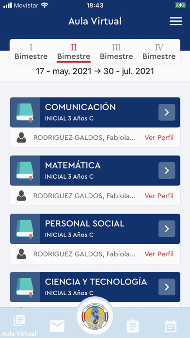 Colegios FAP Screenshot