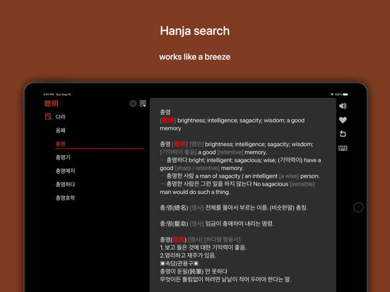 KoEnDic 한영/영한 사전 8-in-1 iPad screenshot 4 - Reference app