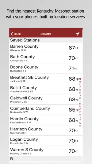 Kentucky Mesonet screenshot 3