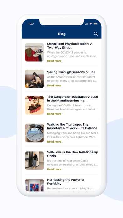 Employee & Family Resources Screenshot
