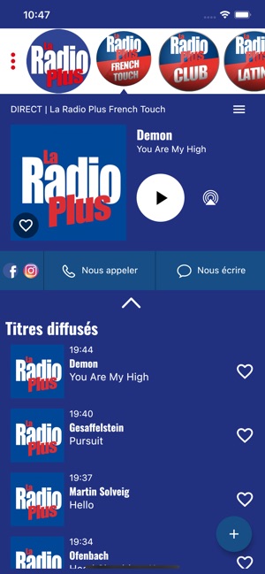La Radio Plus dans l'App Store