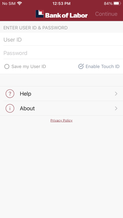 Bank of Labor Community Screenshot