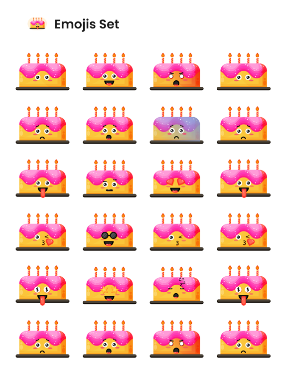 Screenshot #4 pour Emojis Set for iMessage