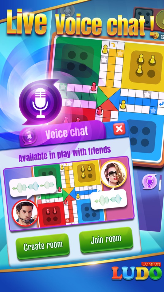 #3. Ludo Comfun-Online Friend Game (iOS) By: TIANQIN INDIA PRIVATE LIMITED