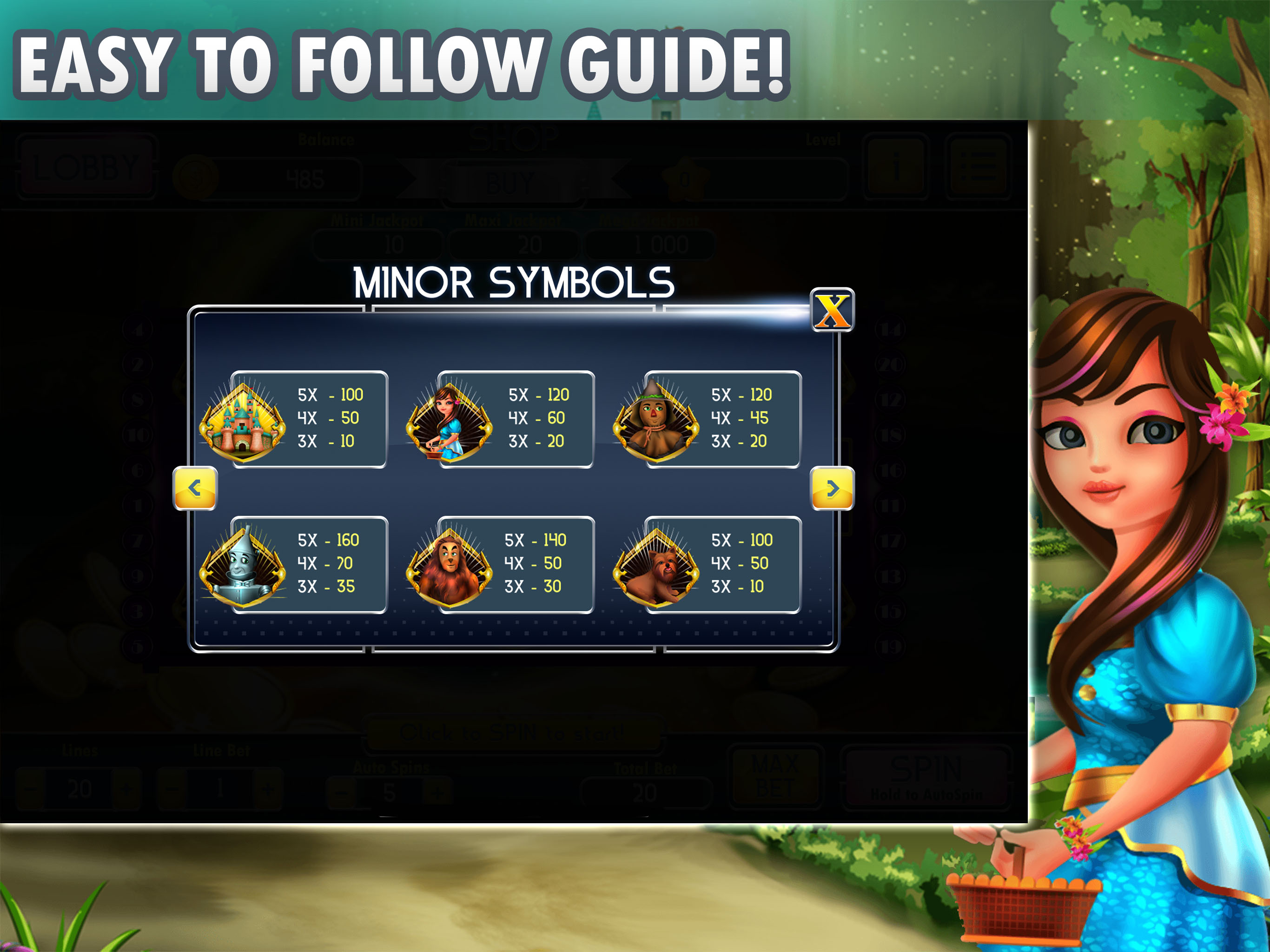 Wizard Of Wonderland Slot Game screenshot 17