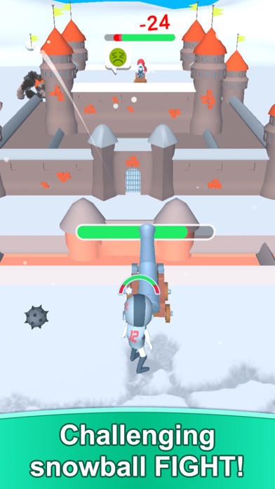 Fort Castle Snowball Cannon Screenshot