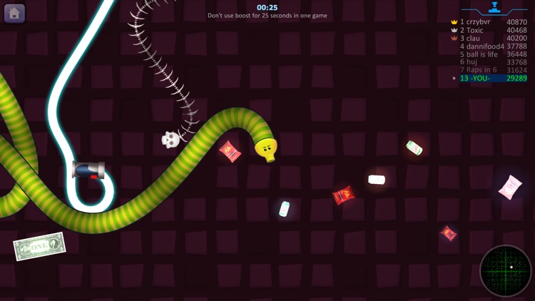 Snake Fun Slither IO Game Hole screenshot-4