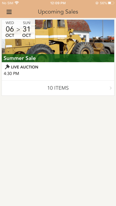 Hiatt Knudson Auctions Screenshot