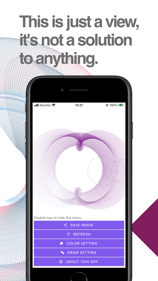 #2. Generative CircleLines (iOS) 由: Naohiro Tateishi