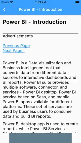 Game screenshot Power Bi Tutorial hack