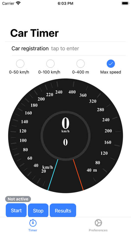 #3. Car Timer: speed test (iOS) Bởi: Lorin Nicolae