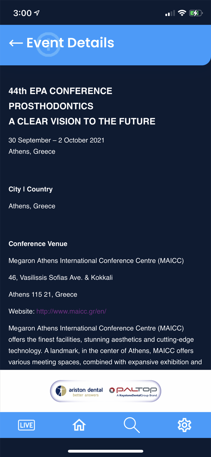 European Prosthodontic App