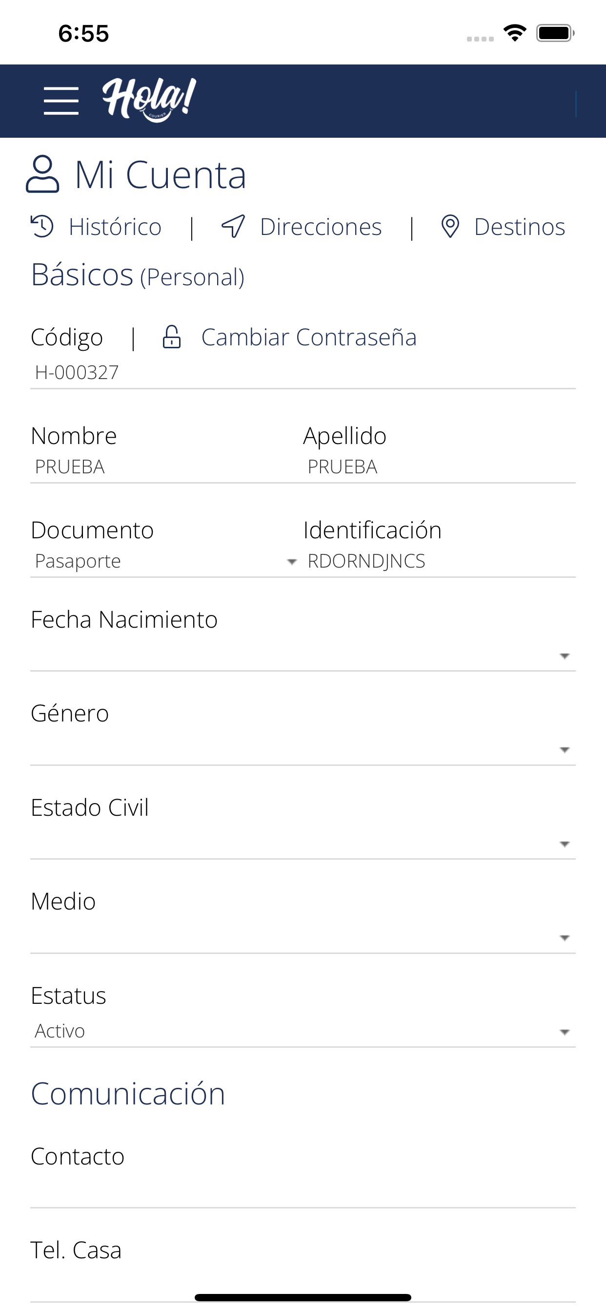 Hola Courier