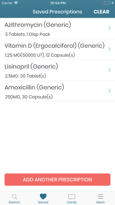 ComdataRx Prescription Coupons Screenshot