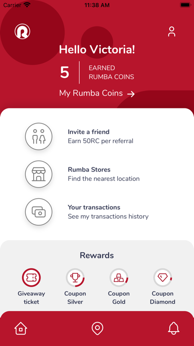 Rumba Money App Screenshot