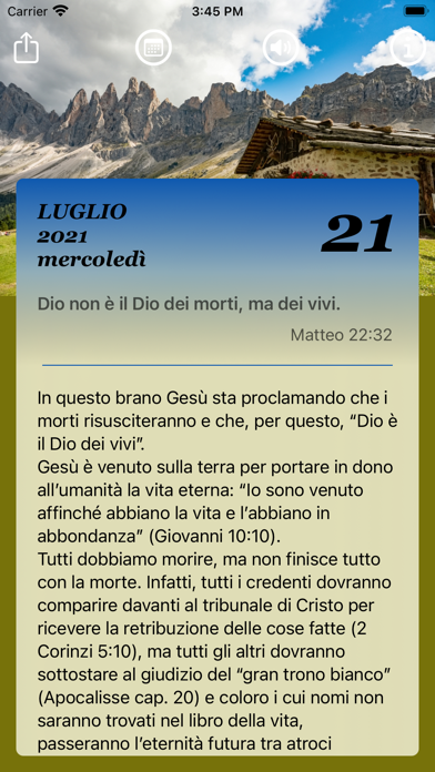 Calendario Una Parola Per Oggi Screenshot