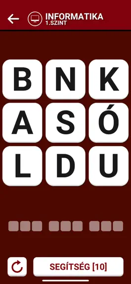 Game screenshot Magyar Szókereső hack