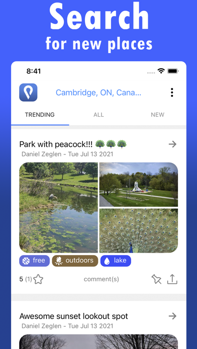 Places: Explore the World Screenshot 2 - AppWisp.com
