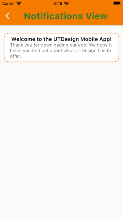 UTDesign App Screenshot