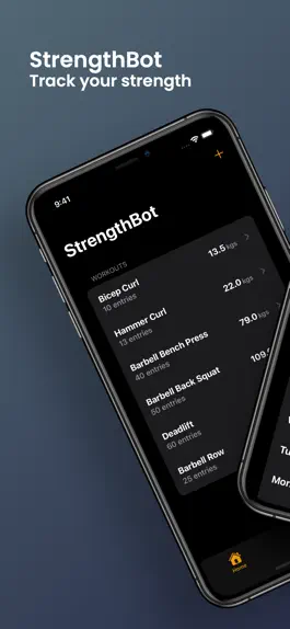 Game screenshot StrengthBot - Workout Tracker mod apk