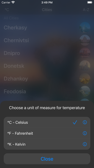 Weather UA Screenshot