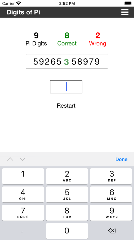 #3. Digits of Pi (π) (iOS) 게시자: H Valeur