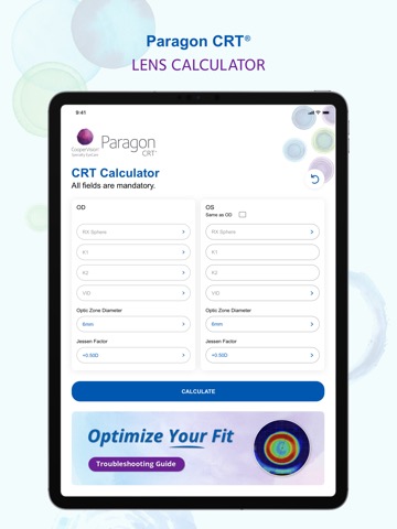 Paragon CRT® Lens Calculatorのおすすめ画像2