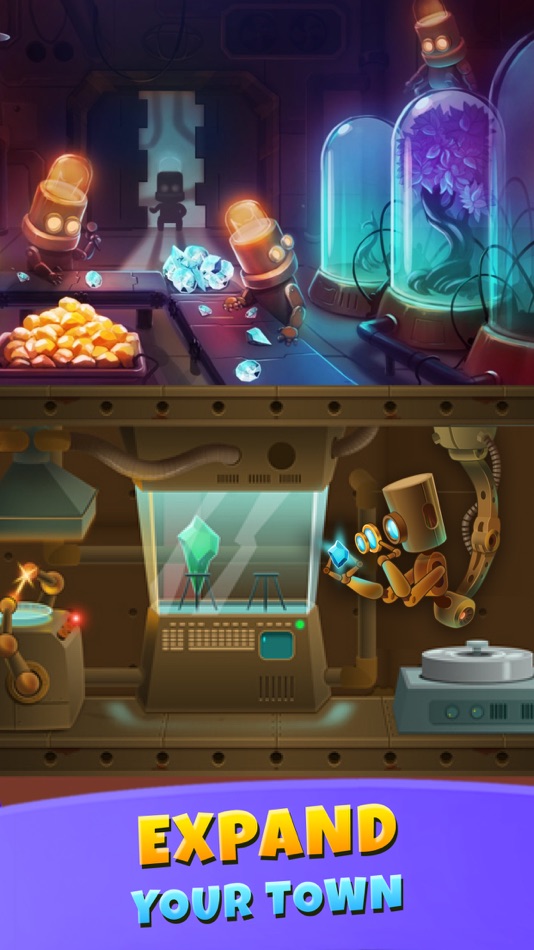 #5. Deep Town: Mining Idle Games (iOS) 来自: Game Veterans