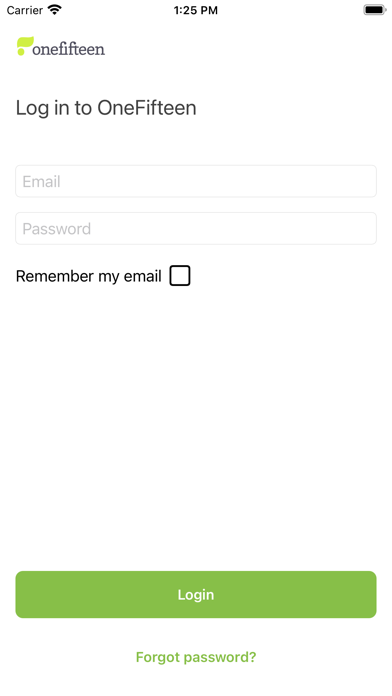 OneFifteen - For Providers Screenshot