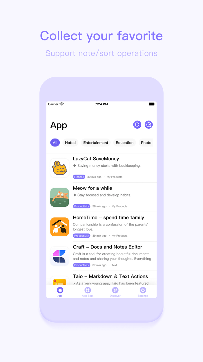 PutApp - for app collectors