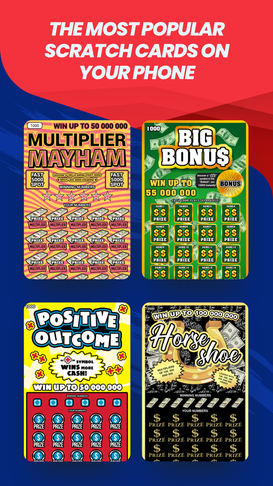 #3. Kaparos Instant Scratch Cards (iOS) Podle: Gengolia Ltd.
