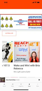 107.5 Beach Radio Vernon screenshot #3 for iPhone