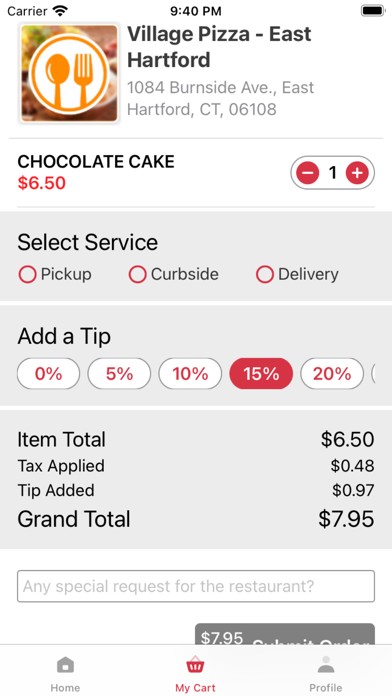 Village Pizza - East Hartford Screenshot