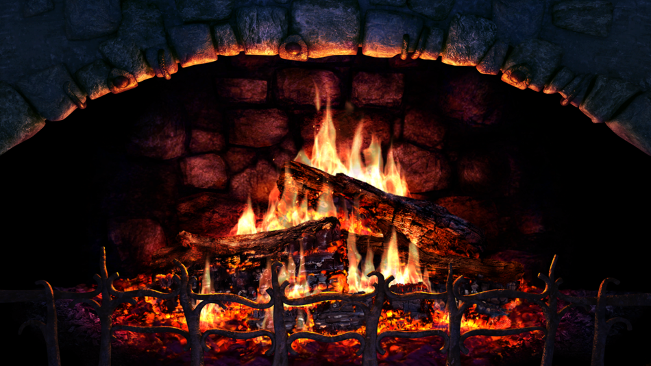 #1. Fireplace 3D (macOS) 由: 3Planesoft