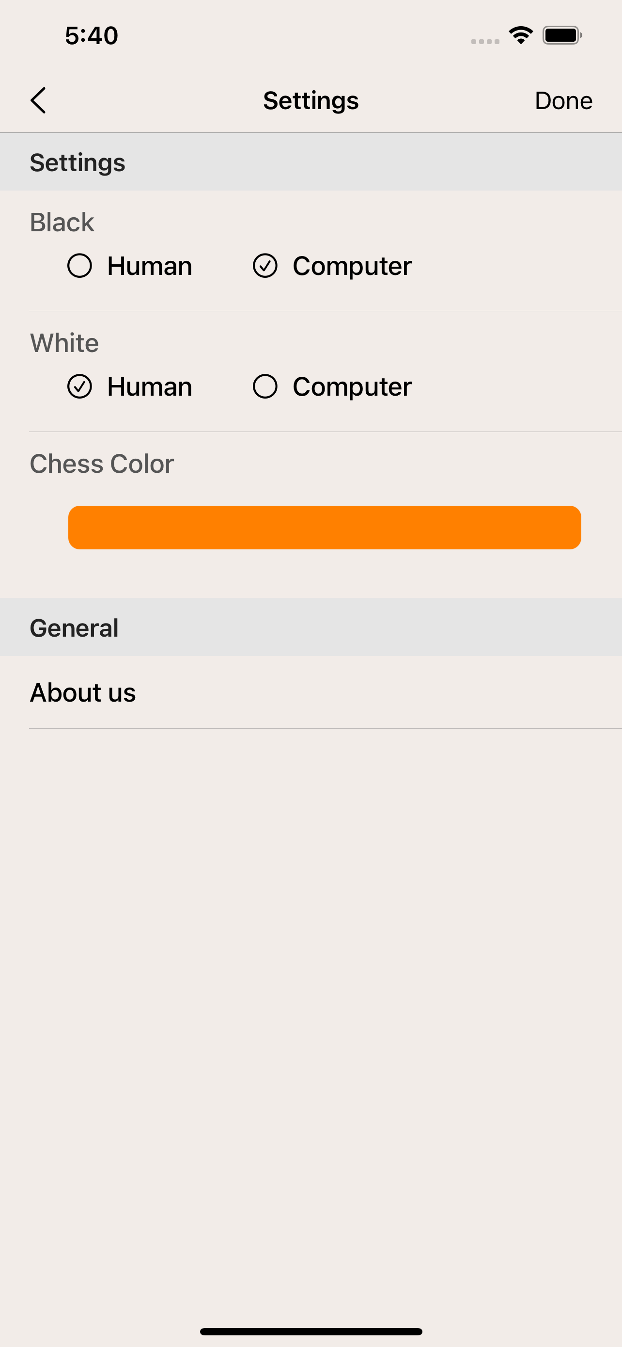 Chess Game - Trainer