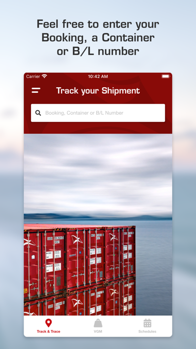 Hamburg Süd eCommerce Screenshot