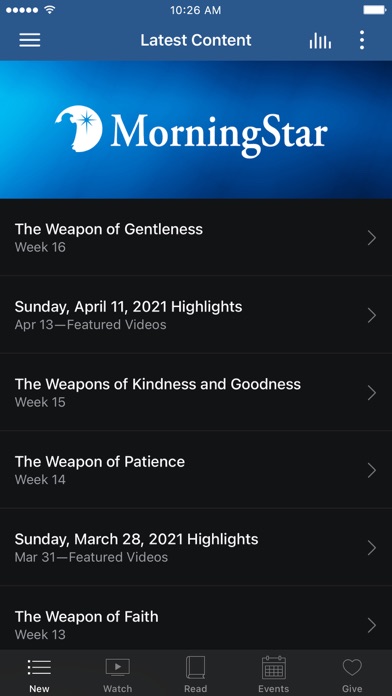 MorningStar Ministries Screenshot