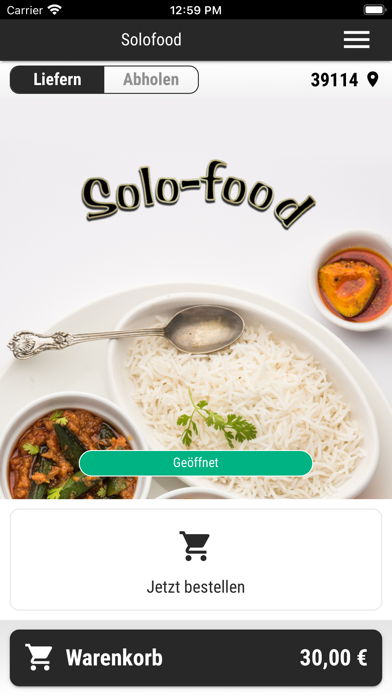 Solofood Screenshot