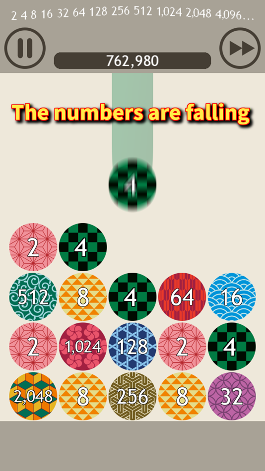 #3. Ninobeki 2048 Block Puzzle (iOS) By: Koji Sato