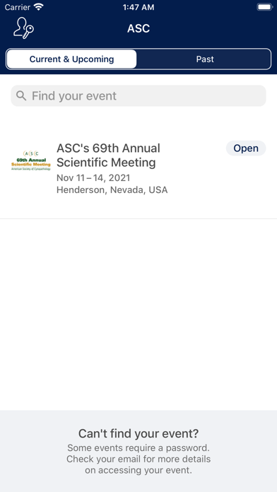 American Soc. of Cytopathology Screenshot