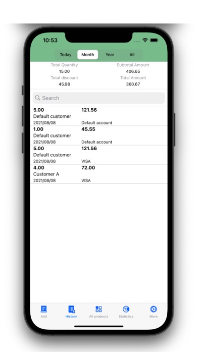 Retail Cash Register-Cashier Screenshot