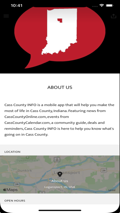 Cass County INfo Screenshot