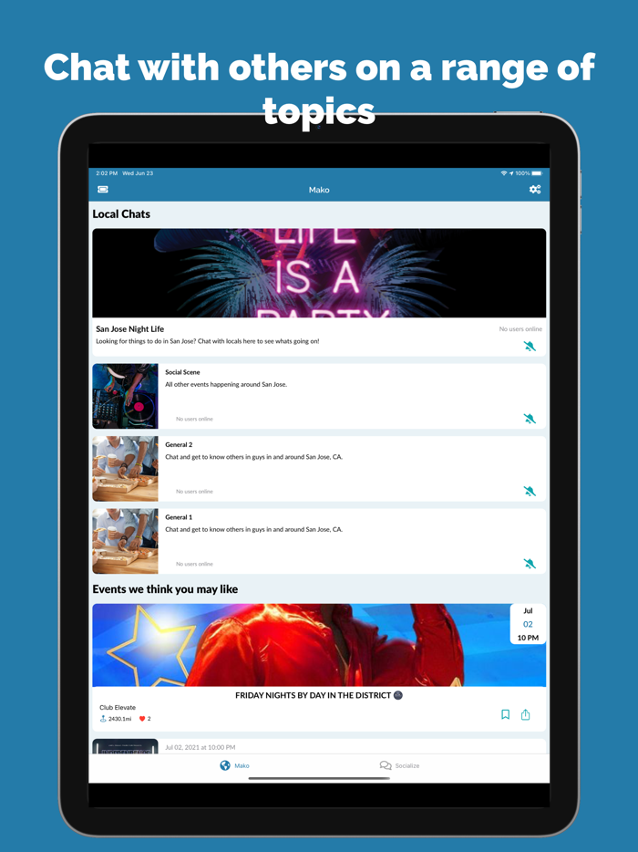 Mako The Social Event Hub