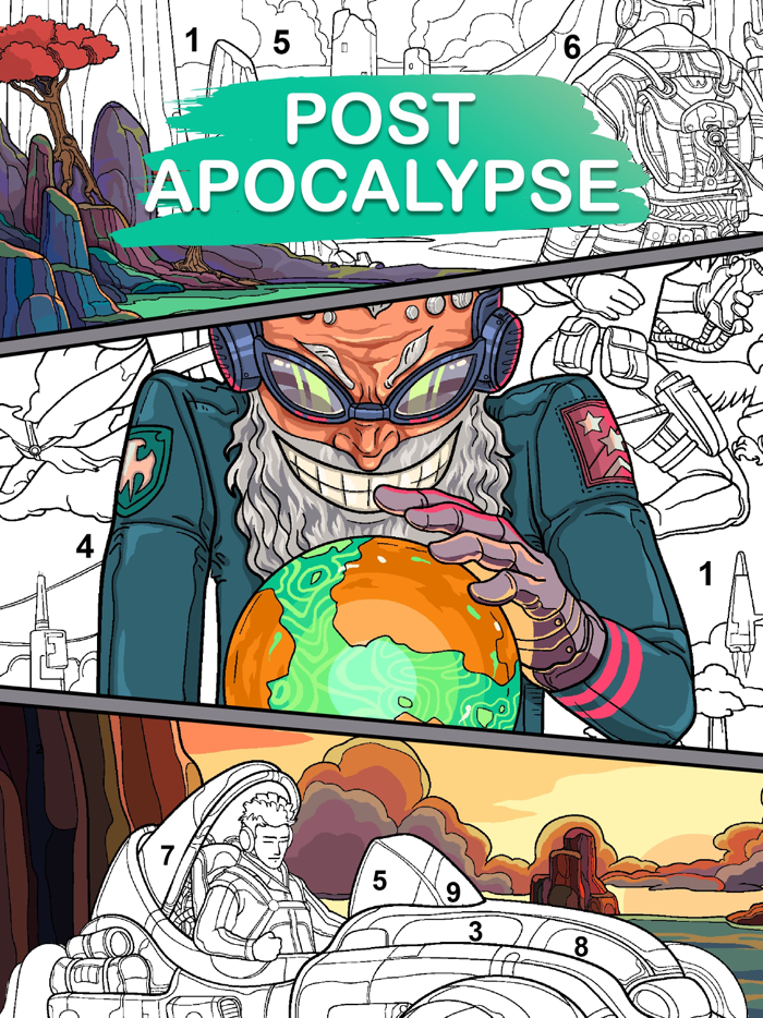 Art games Color by number