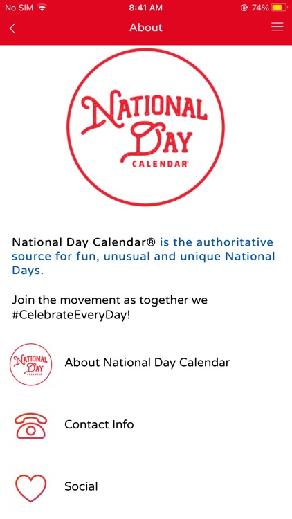 National Day Calendar screenshot-4